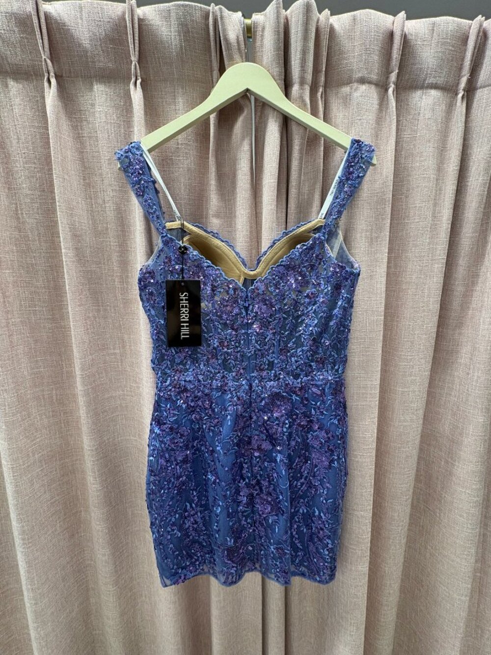 Sherri Hill: 56438 Periwinkle : Size 12 - Picture 4 of 4
